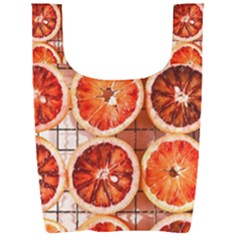 Peorange, Fruit, Citrus Foldable Shopping Bag