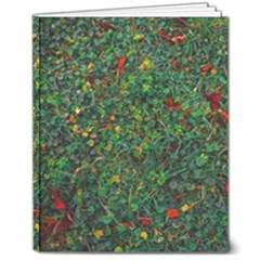 Grass Nature Meadow 8  X 10  Hardcover Notebook