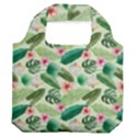 Personalized Tropical Summer Name Any Text Premium Foldable Grocery Recycle Bag Premium Foldable Grocery Recycle Bag View2