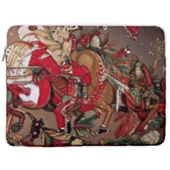 Christmas Art 01 17  Vertical Laptop Sleeve Case With Pocket