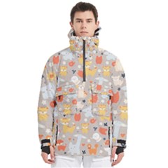Pet Animal 02 Men s Pullover Zip Ski And Snowboard Waterproof Breathable Jacket