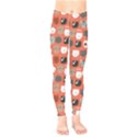 Personalized Cat Illustration Kids  Leggings View1