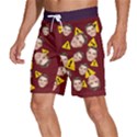 Personalized Photo Many Face Head Warning Men s Beach Shorts View2