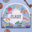 Personalized Positive Quotes Name Any Text Horseshoe Style Canvas Pouch View2
