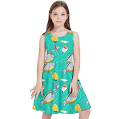 Naso Flame Fabric Kids  Skater Dress