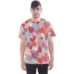 Valentines Day Hearts Romance Love Men s Sport Mesh T-shirt