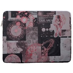 Aesthetic , Aesthetic, Dark 17  Vertical Laptop Sleeve Case With Pocket