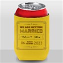 Personalized Wedding Name Can Cooler View2
