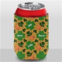 Personalized St Patricks Day Couple Name Can Cooler View1