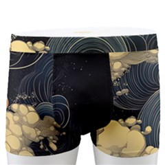 Korean Art Flowers Asian Pattern Men s Boxer Briefs