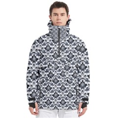 Gothic Leaf Pattern Men s Pullover Zip Ski And Snowboard Waterproof Breathable Jacket