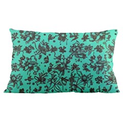 Mid Century Retro Floral 1970s 1960s Pattern 102 16 x24  Lumbar Throw Cushion Case (two Sides)