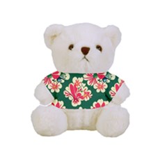 Retro 40s 50s Mexico Flowers Pattern 2 Full Print Cuddly Teddy Bear
