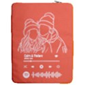 Personalized Hand Draw Line Art Style 17  Vertical Laptop Sleeve Case With Pocket View1