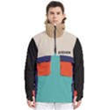 Personalized Mix Color Any Text Name Men s Pullover Zip Ski and Snowboard Waterproof Breathable Jacket View1