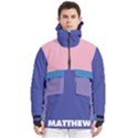 Personalized Mix Color Any Text Name Men s Pullover Zip Ski and Snowboard Waterproof Breathable Jacket View1