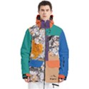 Custom Mix Color Any Text Name Men s Multi Pockets Zip Ski and Snowboard Waterproof Breathable Jacket View1