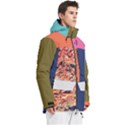 Custom Mix Color Any Text Name Men s Multi Pockets Zip Ski and Snowboard Waterproof Breathable Jacket View3