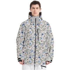 Grey Roses Men s Multi Pockets Zip Ski And Snowboard Waterproof Breathable Jacket