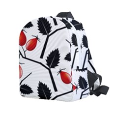 Rose Hip Pattern Branches Autumn Kids  Age 2-4 Lightweight Preschool Backpack