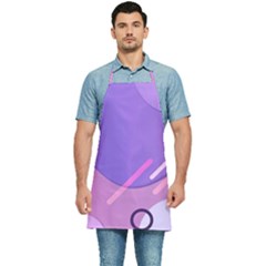Colorful Labstract Wallpaper Theme Kitchen Apron