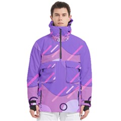 Colorful Labstract Wallpaper Theme Men s Pullover Zip Ski And Snowboard Waterproof Breathable Jacket