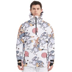 Bluey, Bluey Merch, Bluey Pattern, Bluey Bluey, Bingo, Bluey Design, Bluey Dog Men s Pullover Zip Ski And Snowboard Waterproof Breathable Jacket