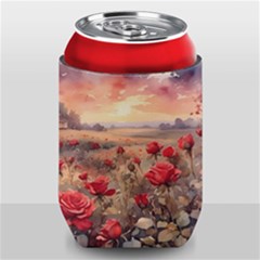 Roses Flower Field Sunset Nature Can Holder