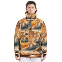 Nature Storm Painting Men s Pullover Zip Ski And Snowboard Waterproof Breathable Jacket