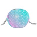 Custom Initial Name Mermaid Drawstring Bucket Bag View3