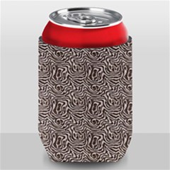 Brown Beige Snake Pattern Can Holder