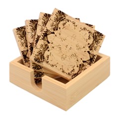 Tondo Symmetry Bamboo Coaster Set