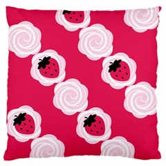 Cake Top Pink Large Cushion Case (one Side)
