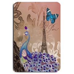 Modern Butterfly  Floral Paris Eiffel Tower Decor Large Door Mat