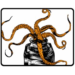 Octopus Ink Fleece Blanket (medium)