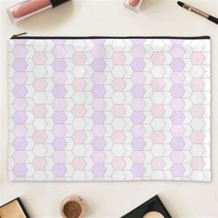 Allover Graphic Soft Pink Cosmetic Bag (xxxl)