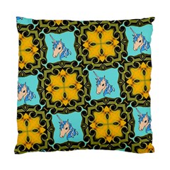 Orange Unicorn Cushion Case (two Sided) 