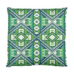 Green Pattern Cushion Case (single Sided) 