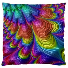 Radiant Sunday Neon Large Cushion Case (single Sided) 