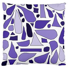 Silly Purples Large Cushion Case (single Sided) 