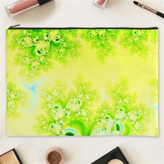 Sunny Spring Frost Fractal Cosmetic Bag (xxxl)