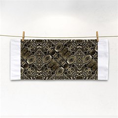 Steam Punk Pattern Print Hand Towel