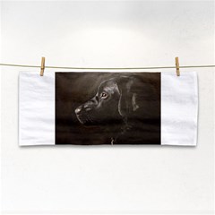 Black Lab Hand Towel