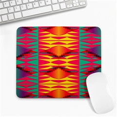 Colorful Tribal Texture Large Mousepad