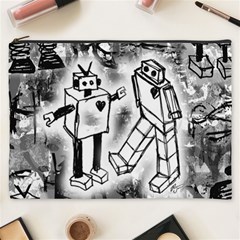 Robot Love Cosmetic Bag (xxxl)