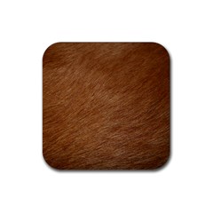 Dog Fur Rubber Coaster (square) 