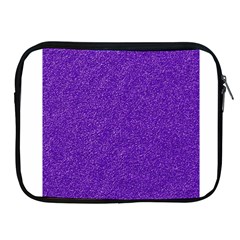 Festive Purple Glitter Texture Apple Ipad 2/3/4 Zipper Cases