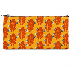 Bugs Eat Autumn Leaf Pattern Pencil Cases