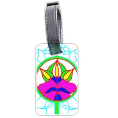 Pattern Template Stained Glass Luggage Tags (two Sides)