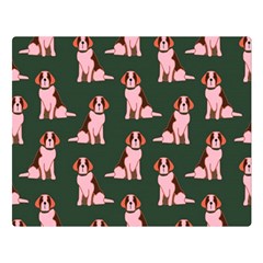 Dog Animal Pattern Double Sided Flano Blanket (large) 